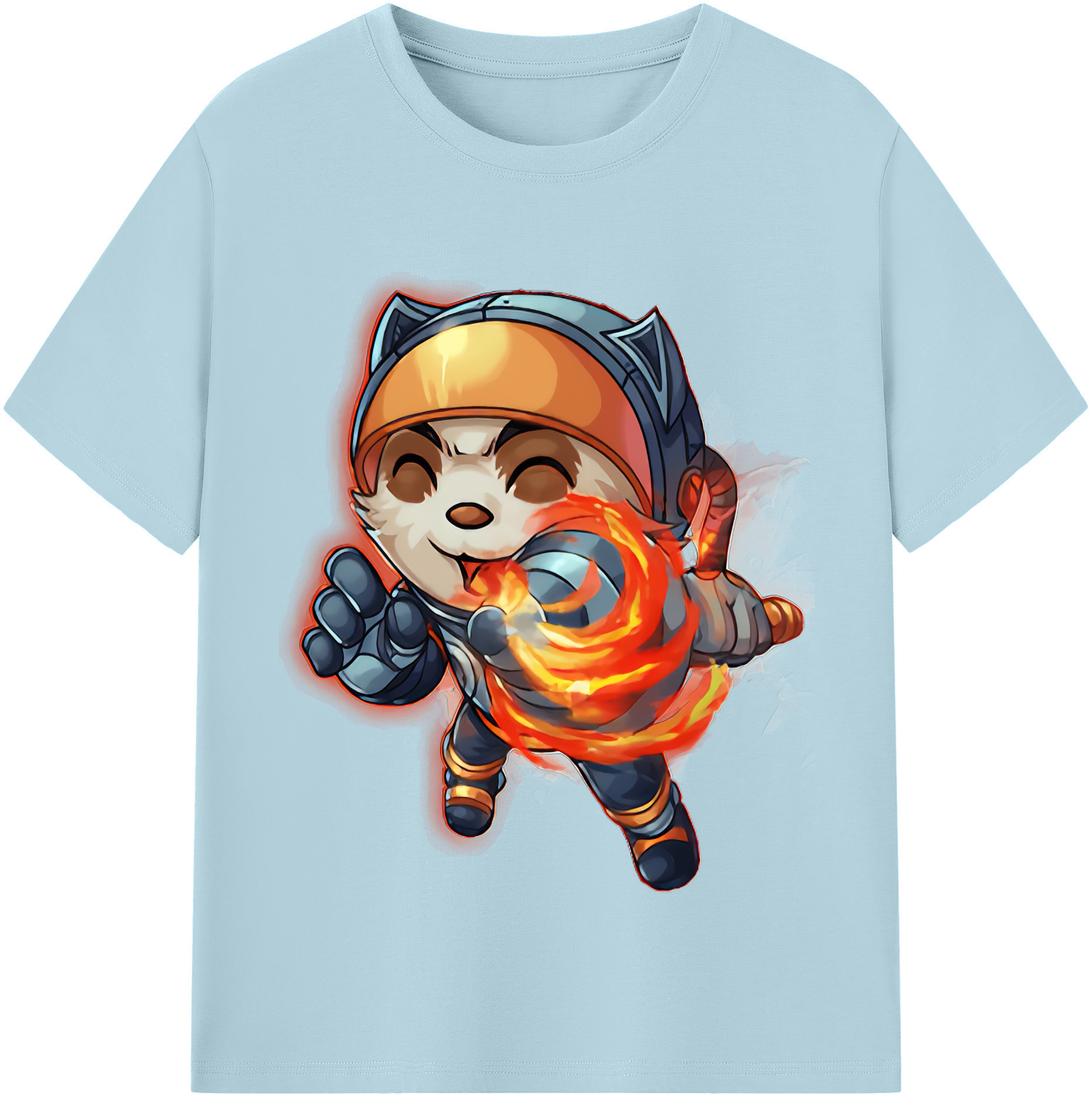 リーグ・オブ・レジェンド League of Legends LOL 綿100％半袖Tシャツ（フロントプリント）